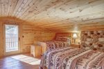 Eagle`s Lair loft area with two Queen beds. 